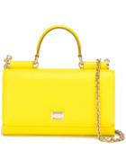 Dolce & Gabbana Mini 'von' Wallet Crossbody Bag, Yellow/orange, Calf Leather