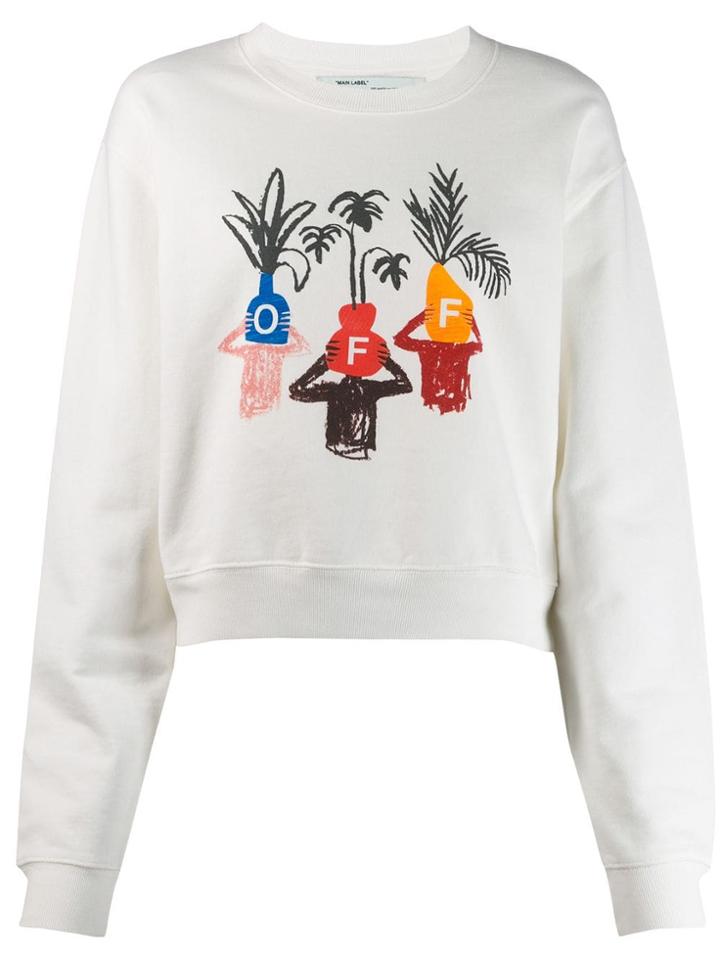 Off-white Woman Logo Sweatshirt