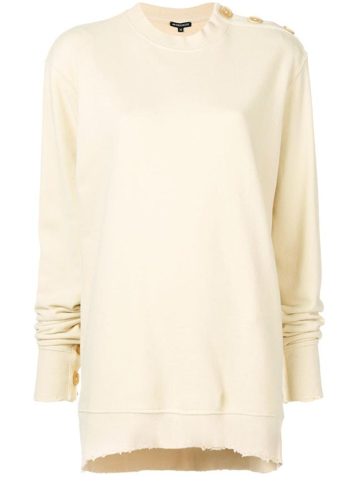 Ann Demeulemeester Grimm Loose-fit Sweatshirt - Neutrals