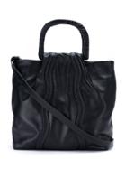 Sarah Chofakian Panelled Tote Bag - Blue