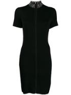 Michael Michael Kors Zipped Knitted Dress - Black