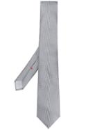 Dell'oglio Micro Pattern Tie - Grey