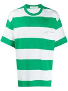 Calvin Klein Jeans Oversized Striped T-shirt - White