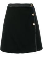 Tory Burch A-line Short Skirt - Black