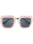 Gucci Eyewear Oversized Acetate Glitter Sunglasses - Unavailable