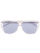 Saint Laurent Slp Sl 1 Slim Sung Beig Gry - Grey