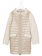 Herno Kids - Padded Coat - Kids - Cotton/linen/flax/acrylic/polyester - 12 Yrs, Nude/neutrals