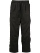 Abasi Rosborough Drawstring Waist Trousers - Black