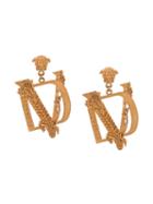 Versace Dv Barocco Earrings - Gold