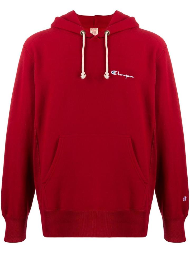 Champion Embroidered Logo Jersey Hoody