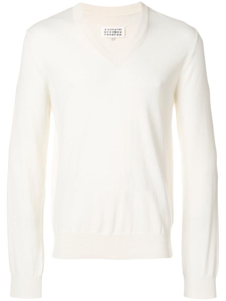Maison Margiela Fine Knit Pullover - Nude & Neutrals