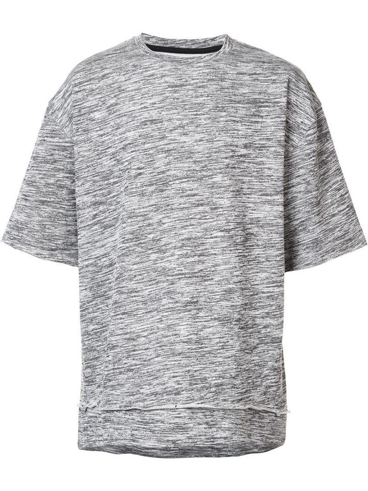 Zanerobe 'rugger' Three-quarter Sleeve Sweatshirt, Men's, Size: Large, Grey, Cotton/polyester