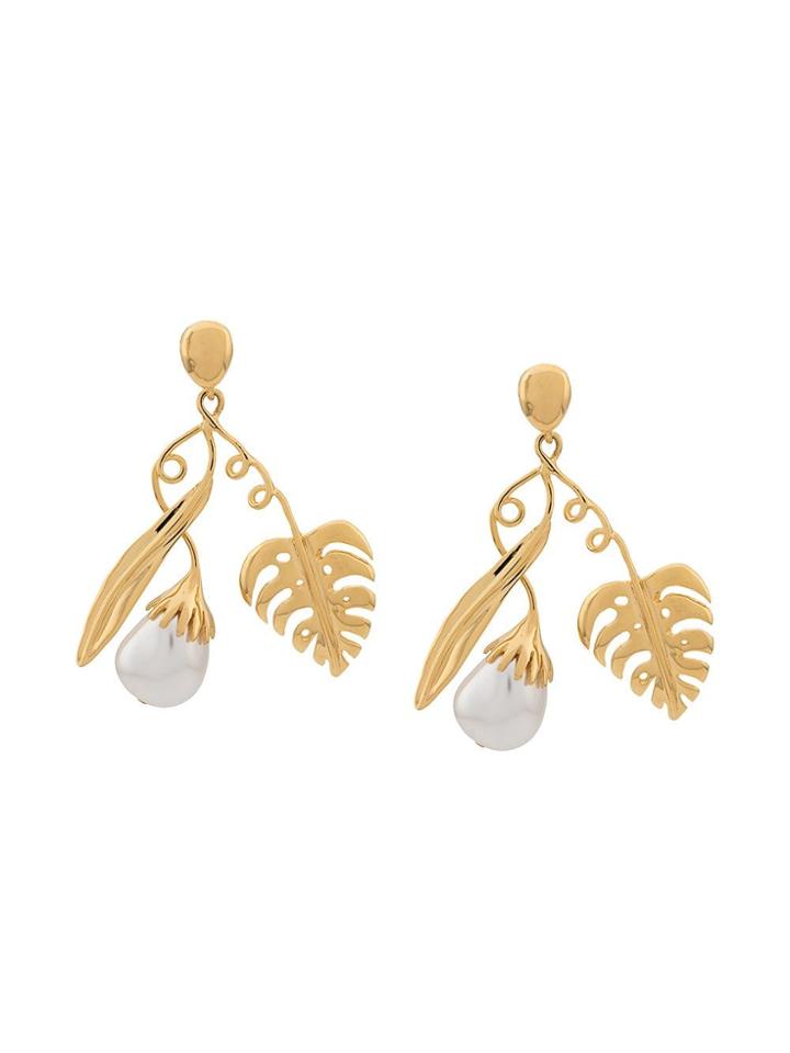 Aurelie Bidermann Grigri Clip-on Earrings - Gold
