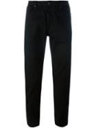 Armani Jeans Straight Leg Jeans, Men's, Size: 33, Black, Cotton/spandex/elastane