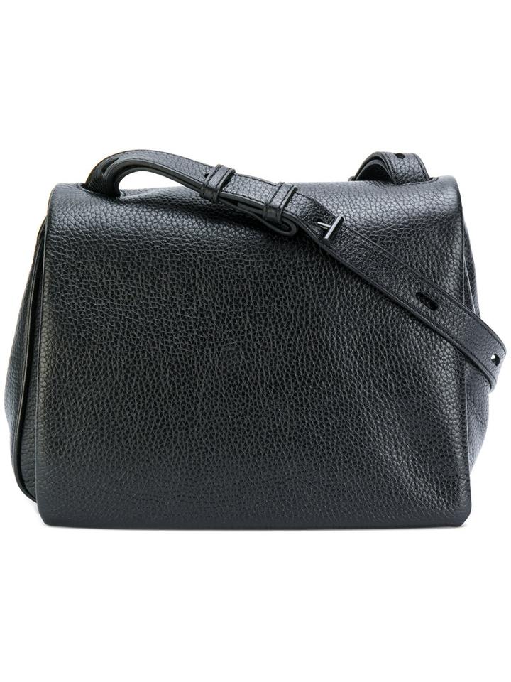 Kara - Classic Shoulder Bag - Women - Leather - One Size, Black, Leather