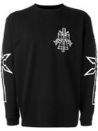Marcelo Burlon County Of Milan - Ramon Sweatshirt - Men - Polyester/cotton - Xl, Black, Polyester/cotton