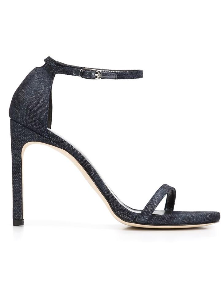 Stuart Weitzman Nudistsong Denim Sandals
