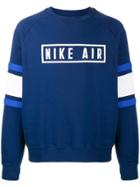 Nike Horizontal-panels Logo Sweatshirt - Blue