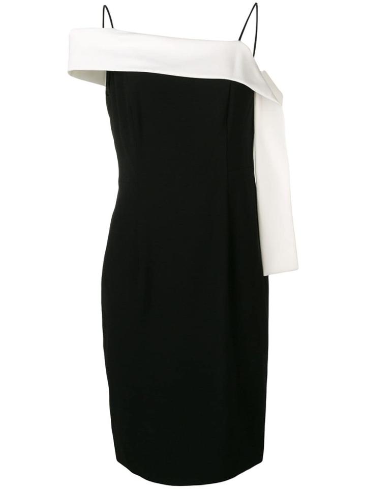 Paule Ka Off-the-shoulder Midi Dress - Black
