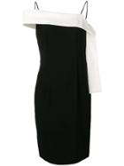 Paule Ka Off-the-shoulder Midi Dress - Black