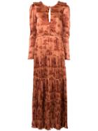 Johanna Ortiz In Search Of Serenity Maxi Dress - Brown