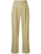 Walk Of Shame Straight Leg Trousers - Brown