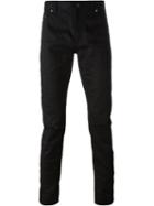 Saint Laurent Classic Slim Jeans, Men's, Size: 33, Black, Cotton/polyurethane