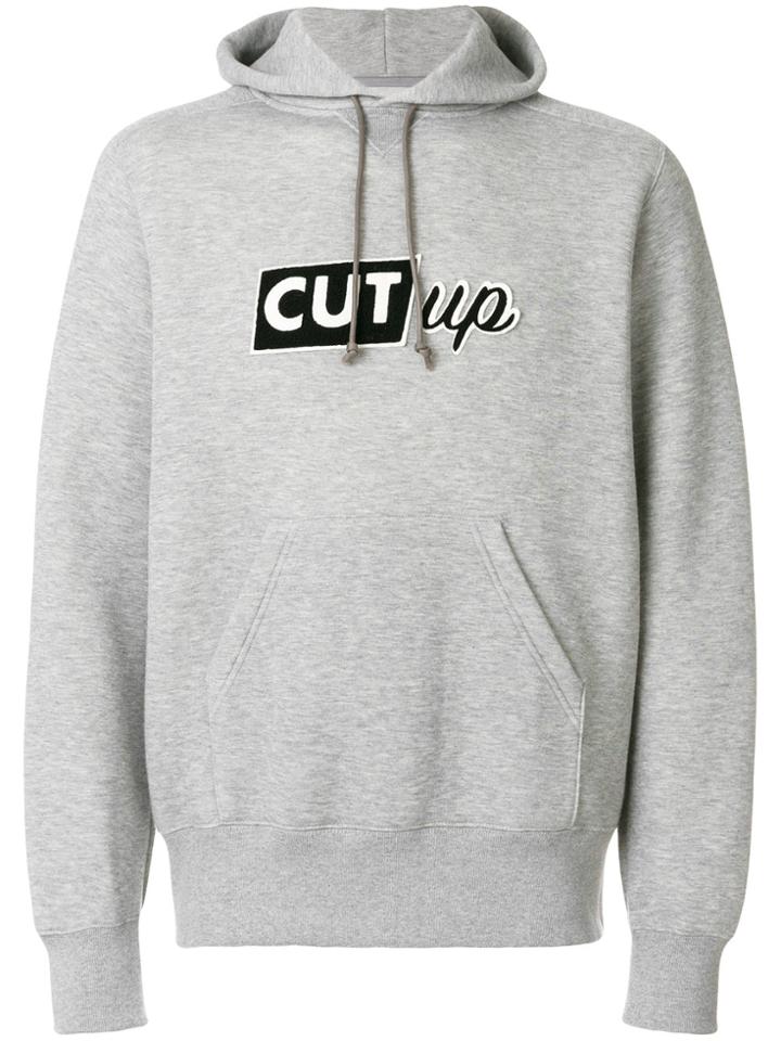 Sacai Printed Hoodie - Grey