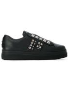 Prada Studded Sneakers - Black