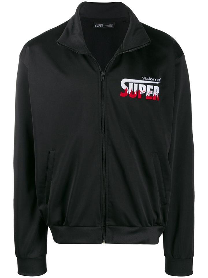 Vision Of Super Logo Track Jacket - Black