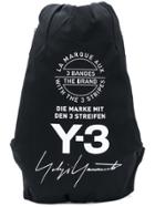 Y-3 Branded Backpack - Black