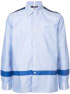 Junya Watanabe Contrast Stripe Shirt - Blue