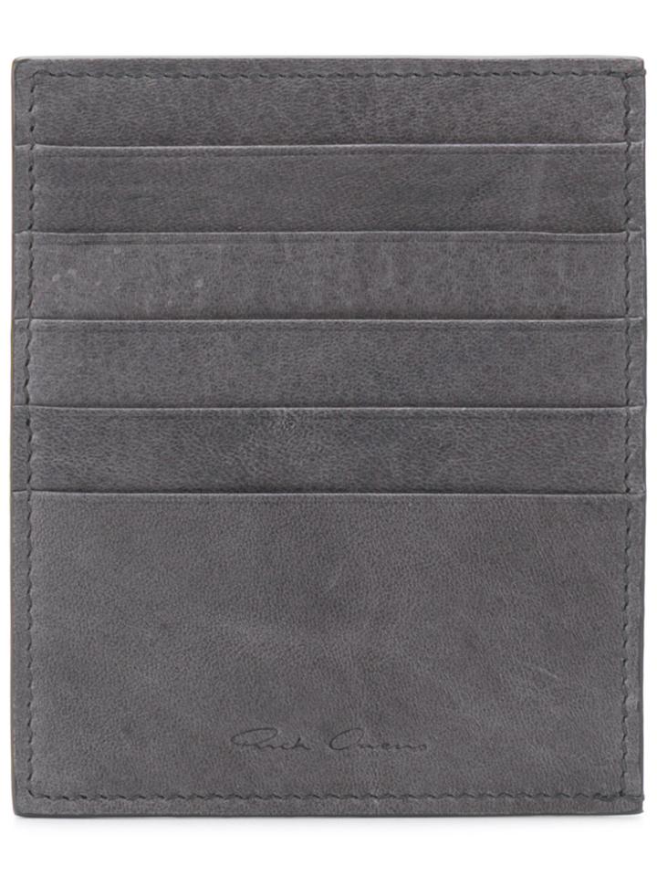 Rick Owens Classic Cardholder - Grey