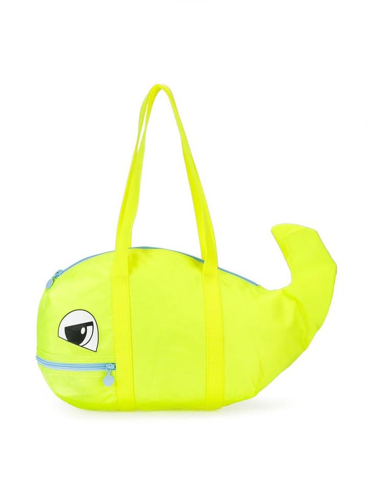 Stella Mccartney Kids Wallie Whale Beach Bag, Boy's, Yellow/orange