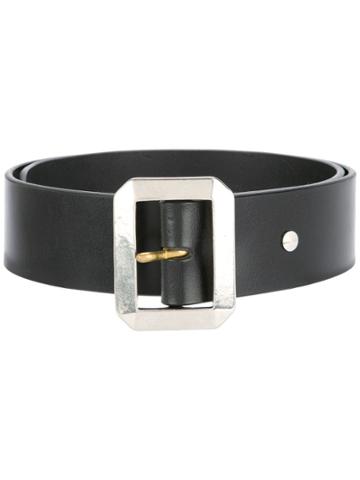 Addict Clothes Japan Rectangle Buckle Belt - Black