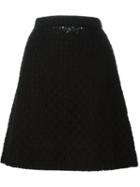 Rochas Embroidered A-line Skirt