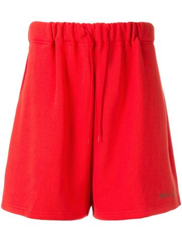 We11done Sweat Shorts - Red