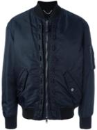 Diesel Black Gold 'jedo' Bomber Jacket, Men's, Size: 48, Blue, Polyamide/cotton/spandex/elastane/polyester
