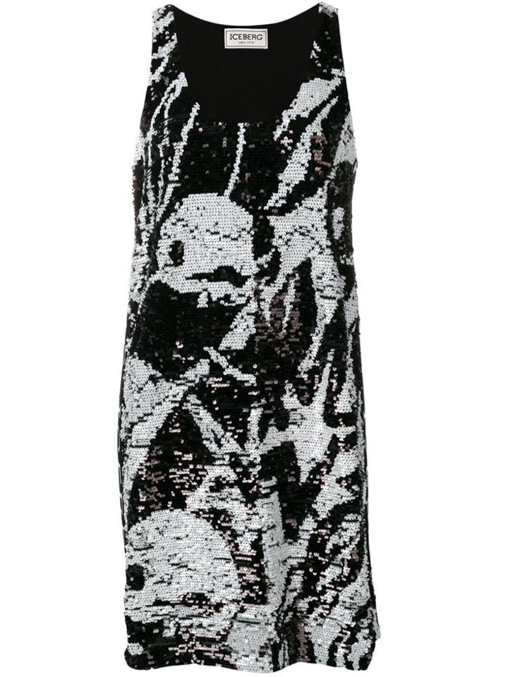 Iceberg Sequin Embellished Dress - Black