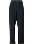P.a.r.o.s.h. High-rise Cropped Trousers - Blue