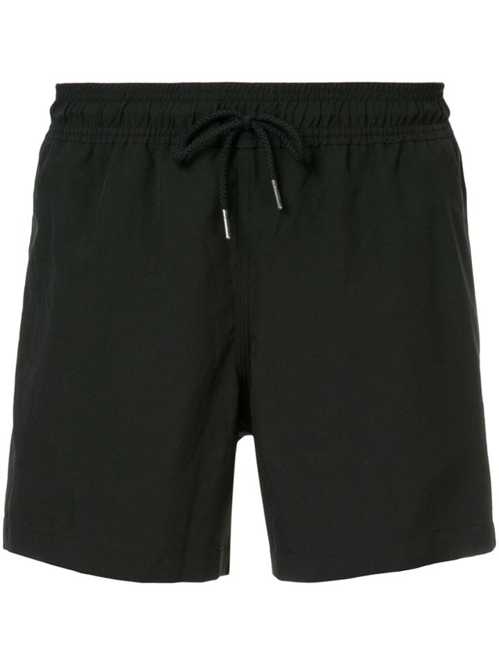 Venroy Solid Swim Shorts - Black