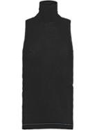 Prada Sleeveless Turtleneck Sweater - Black