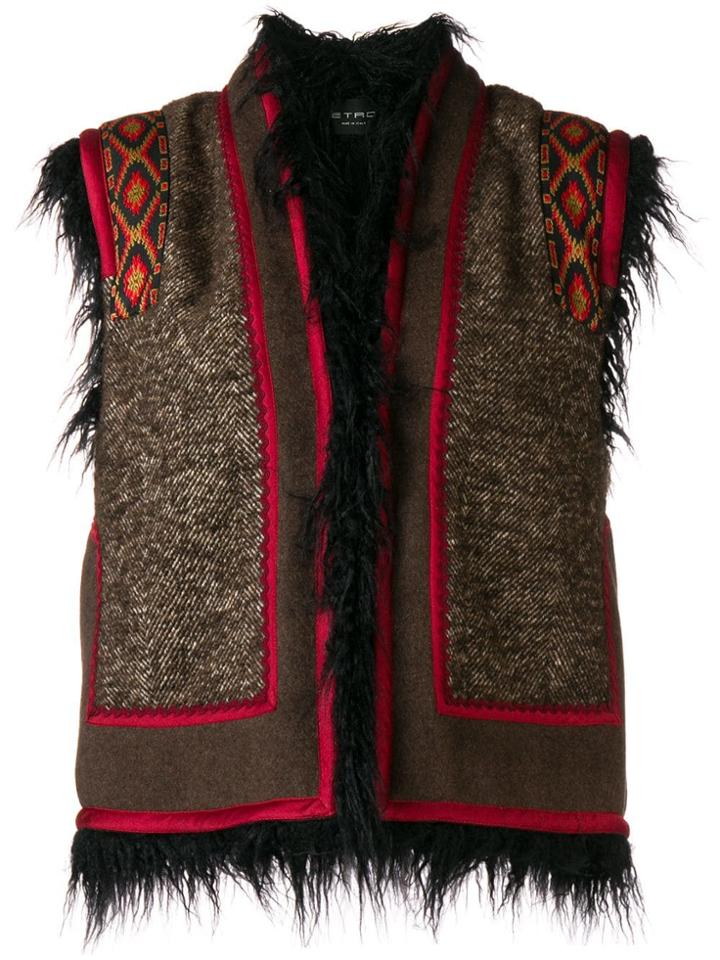 Etro Bohemian Vest - Brown