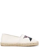 Isabel Marant Patchwork Print Espadrilles - White