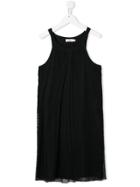 Andorine Teen Mesh Tank Dress - Black