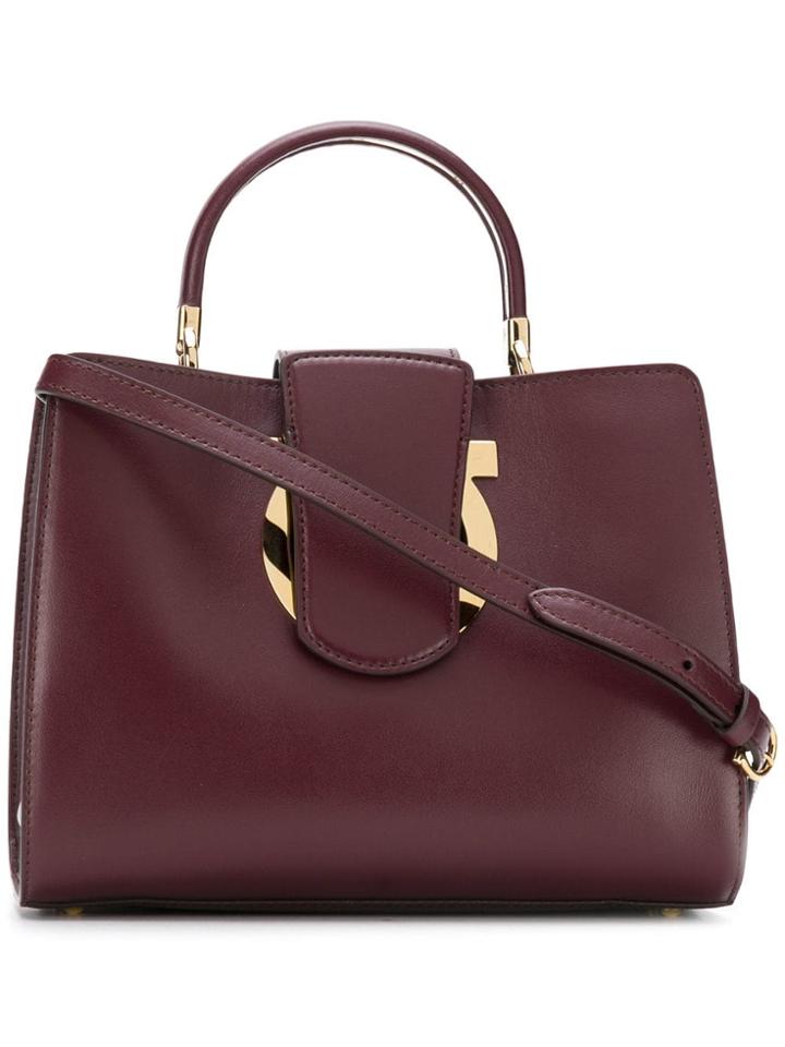 Salvatore Ferragamo Logo Mini Bag - Red