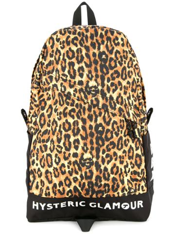 Hysteric Glamour Leopard Print Backpack - Brown