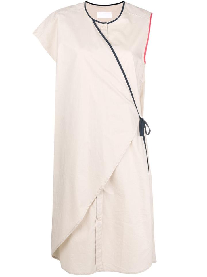 Reality Studio Layered Sleeveless Dress - Neutrals