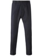 Pt01 'assay' Carrot Fit Trousers, Men's, Size: 52, Blue, Virgin Wool/mohair