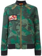 Mr & Mrs Italy Camouflage Print Jacket - Green